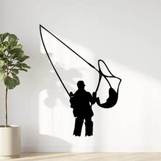 Sticker Autocollant Pêcheur pêche P87329