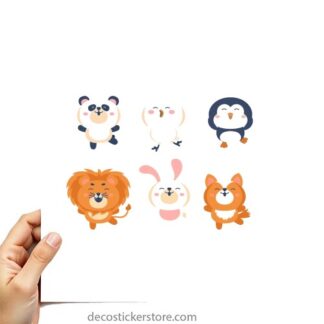 gommettes animaux mignons planche 10x15cm   PGO157861