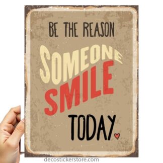 Sticker Autocollant plaque sentiment imprime 18x24cm  PL26