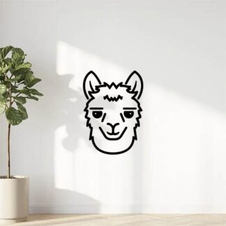 sticker autocollant animaux lama alpaga 6 PQAPP