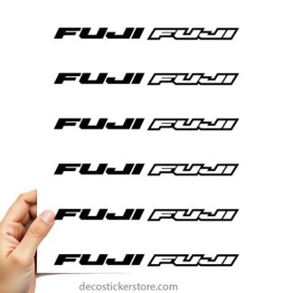 sticker autocollant vélo bike Fuji lot de 12 planche PXMJC
