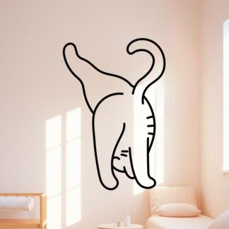 sticker autocollant animaux chat zen yoga 10 QKUHB