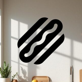 sticker autocollant hotdog nourriture restaurant 1 QOZN7