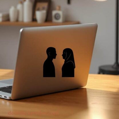 Sticker autocollant un et une décoration decostickerstore - R1STUD