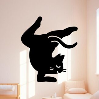 sticker autocollant Animaux chat zen yoga 6 R61UY