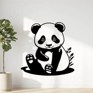 sticker autocollant animaux panda ours 4 RAQHE