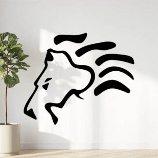 Sticker Autocollant nouvelle aquitaine lion seul   REG26