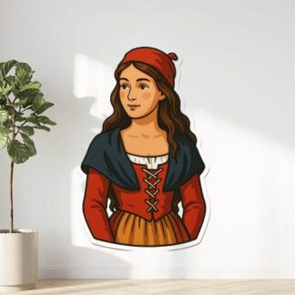 Autocollant Fille Corse décoration decostickerstore - RL5QFA