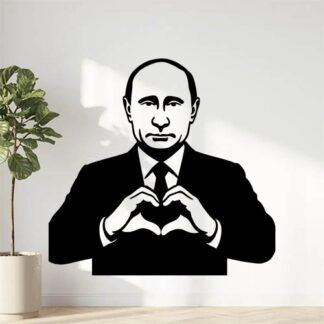 Sticker autocollant Poutine fait coeur avec doigts décoration decostickerstore - RQRTER