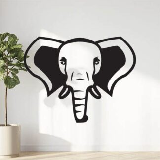 Sticker Autocollant elephant silhouette animaux SAE18738