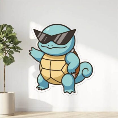 Autocollant pokémon carapuce lunettes de soleil décoration decostickerstore - SAOAH9