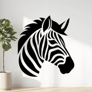 sticker autocollant zèbre animaux équidé 7 SC5EI