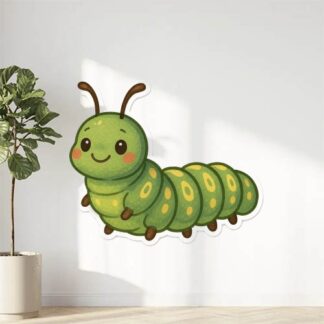 Autocollant une jolie chenille décoration decostickerstore - SD13SG