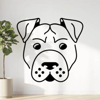 sticker autocollant chien pitbull animaux 1 SI7TI