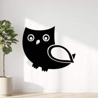 Sticker autocollant chouette hibou