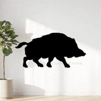 Sticker autocollant sanglier