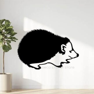 Sticker autocollant hérisson