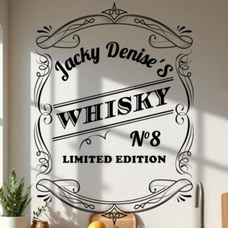Sticker autocollant whisky à personnaliser