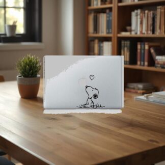 Sticker MacBook SNOOPY love Apple