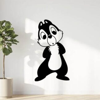 Sticker autocollant tic et tac chip and Dale