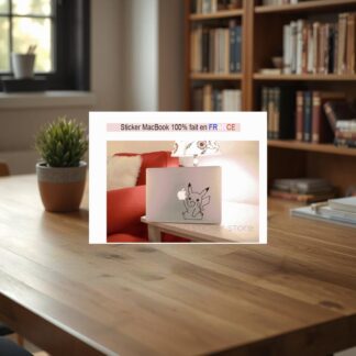Sticker autocollant MacBook Pikachu 2