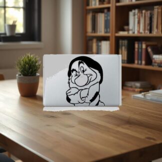 Sticker MacBook Nain Blanche Neige
