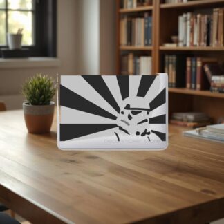 Sticker autocollant star wars stormtrooper MACBOOK