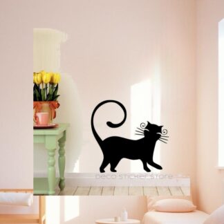 Sticker Autocollant Chat ombre à personnaliser