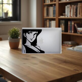 Sticker autocollant MacBook fille