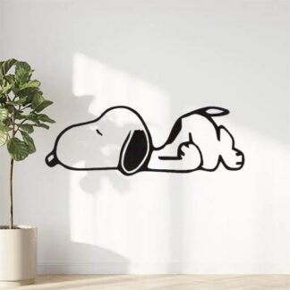 Sticker chien Allongé