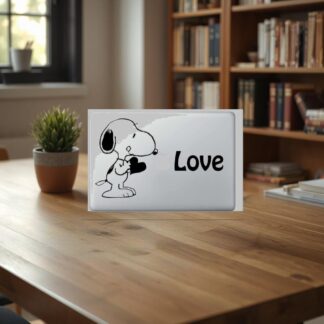 Sticker MacBook SNOOPY LOVE