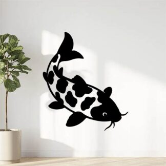 Sticker autocollant Carpe Koï Japon illustration décoration decostickerstore - JR7UAC