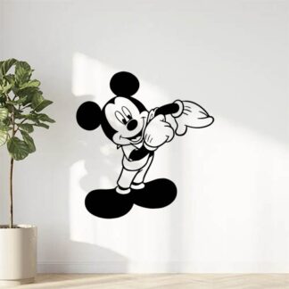 Sticker autocollant souris optimiste
