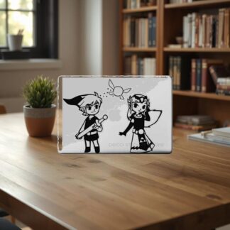 Sticker autocollant Zelda et Link pour MacBook
