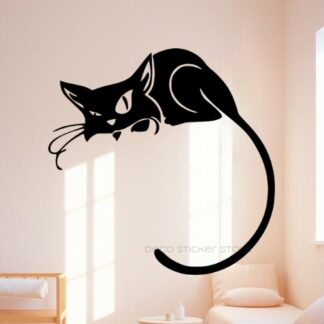 Sticker autocollant chat filou
