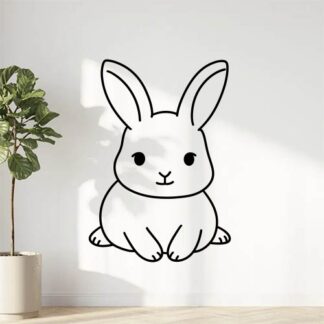 sticker autocollant animaux lapin 5 SLAUM