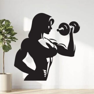 sticker autocollant musculation bodybuilder sport 5 SMZQB