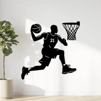Sticker Autocollant joueur basketball SPORT  SPR13