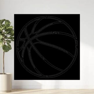 Sticker Autocollant ballon basketball SPORT  SPR16