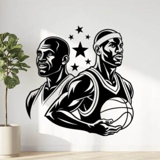 Sticker Autocollant joueur basketball SPORT  SPR18