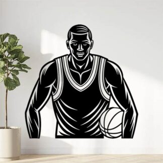Sticker Autocollant joueur basketball SPORT  SPR20