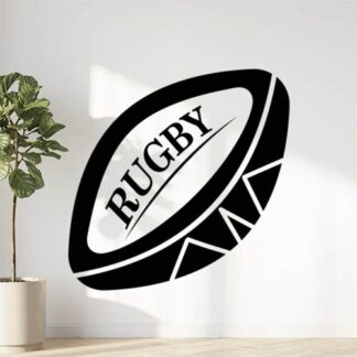 Sticker Autocollant ballon rugby SPORT  SPR27