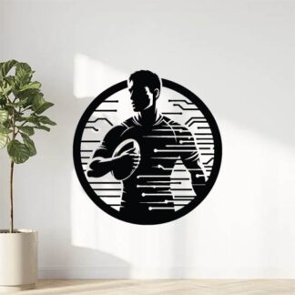 Sticker Autocollant joueur rugby SPORT  SPR32