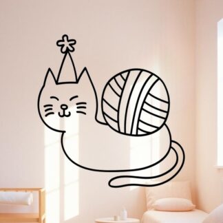 sticker autocollant chat animaux 1 TOO9K