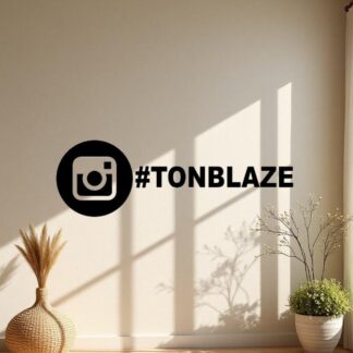 sticker autocollant blaze Instagram 2 TQM0U