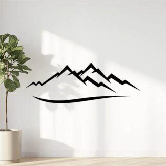 sticker autocollant montagne 8 TRQMG