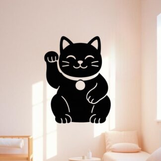 Sticker autocollant Maneki neko chat Japon décoration decostickerstore - TTXBUA