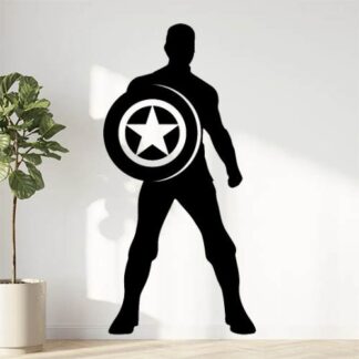 Sticker Autocollant Captain America héro U87309