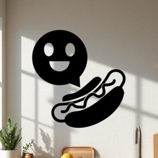sticker autocollant hotdog nourriture restaurant 9 UD1PW