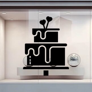 sticker autocollant vitrine gâteau nourriture boulanger restaurant 4 UGJBO